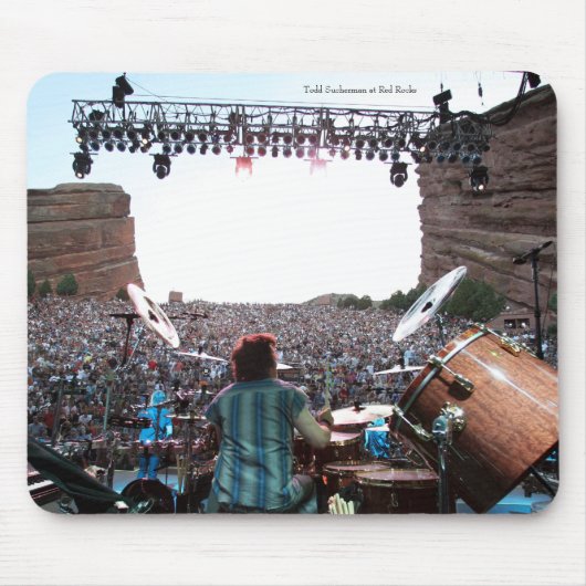Todd Sucherman achter kit bij Red Rocks Muismat (Voorkant)