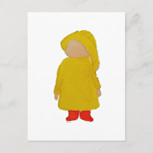 Toddie Time April schaadt het regenachtige Dag Tod Briefkaart