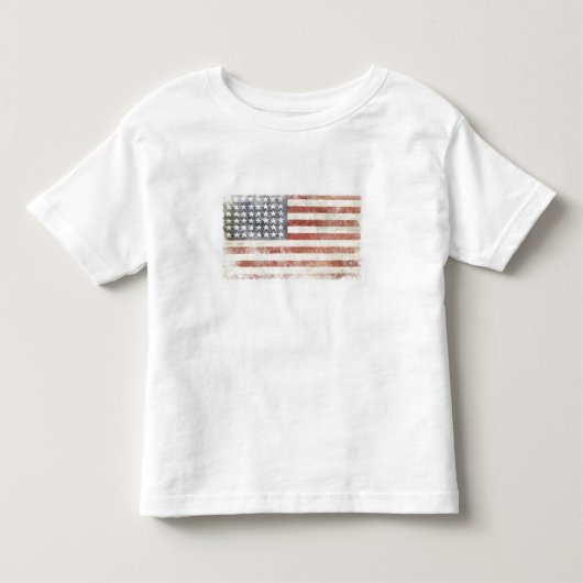 Toddle T-shirt met Cool USA Flag (Voorkant)