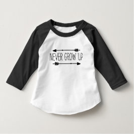 Toddler 3/4 Sleeve Raglan citeerde T-Shirt