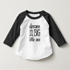 Toddler 3/4 Sleeve Raglan Geschreven T-shirt