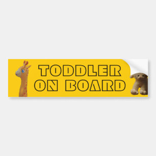 Toddler aan boord bumpersticker