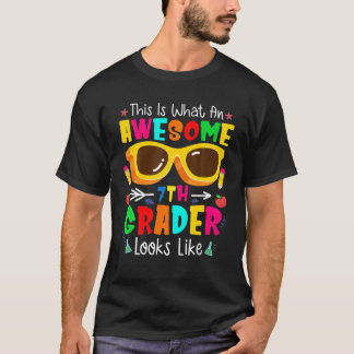 Toddler Back To School 7Th Grade Awesome Seventh G T-shirt