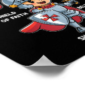 Toddler Boy Armor Of God Brother Son Men Kid Chris Poster (Hoek)