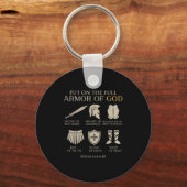 Toddler Boy Armor Of God Brother Son Men Kid Chris Sleutelhanger (Voorkant)