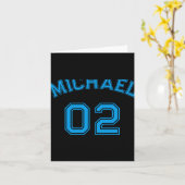 Toddler Boy Blue Name Jersey Number Srts Cotton To Kaart (Gele Bloem)