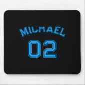 Toddler Boy Blue Name Jersey Number Srts Cotton To Muismat (Voorkant)