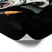 Toddler Boy Here-fishy Funny Fishing Buddy B Fishe Poster (Hoek)