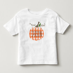 Toddler Boy Waterverf Oranje Pset Pumpkin Kinder Shirts