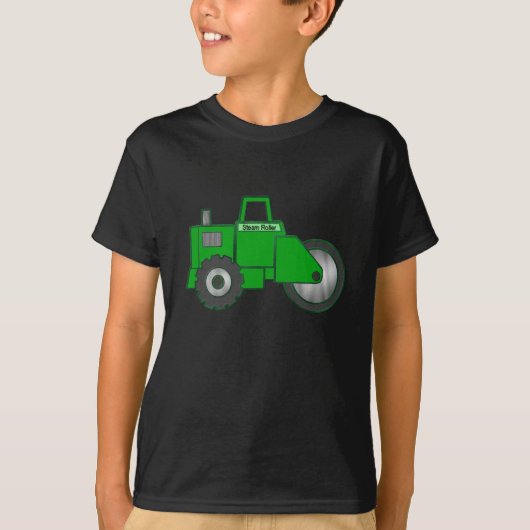 Toddler Boys cartoon Steam Roller t-shirt (Voorkant)