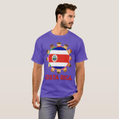 Toddler Costa Rico Flag Costa Rican Hispanic Herit T-shirt (Voorkant volledig)
