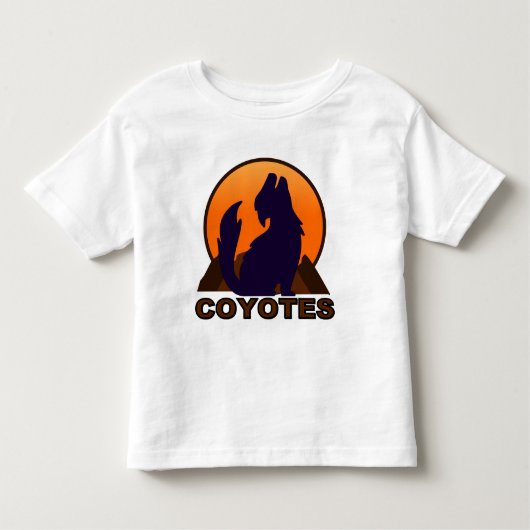 Toddler Coyote Shirten Kinder Shirts (Voorkant)