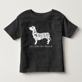 Toddler Dachshund Dog T-Shirt (Voorkant)
