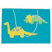 Toddler Dinosaur Gift Bag Groot Cadeauzakje (Achterkant)