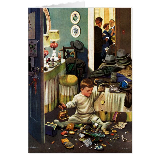 Toddler Empties Purses (Voorkant)