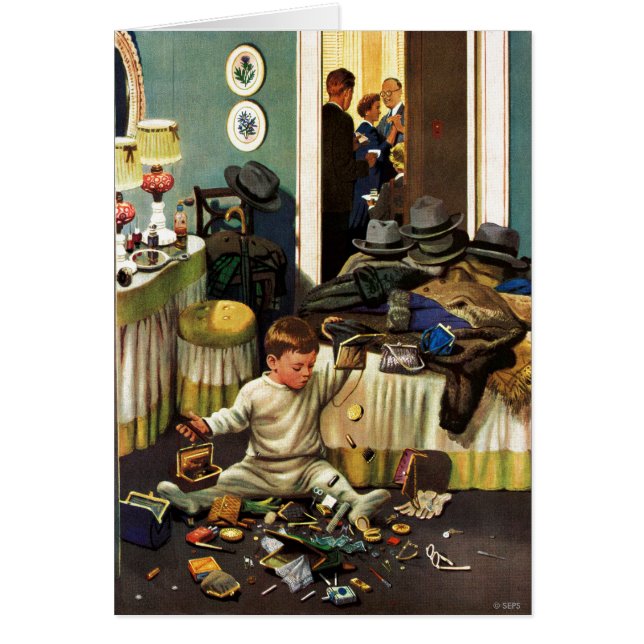 Toddler Empties Purses (Voorkant)