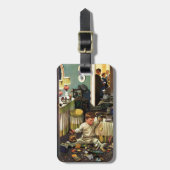 Toddler Empties Purses Bagagelabel (Voorkant verticaal)