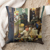 Toddler Empties Purses Kussen (Deken)