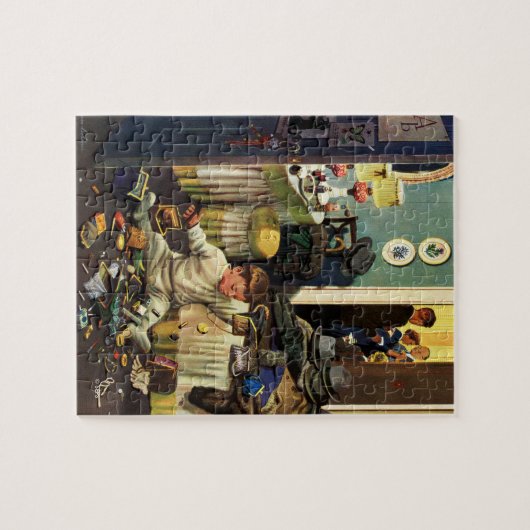 Toddler Empties Purses Legpuzzel (Horizontaal)