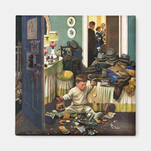 Toddler Empties Purses Magneet