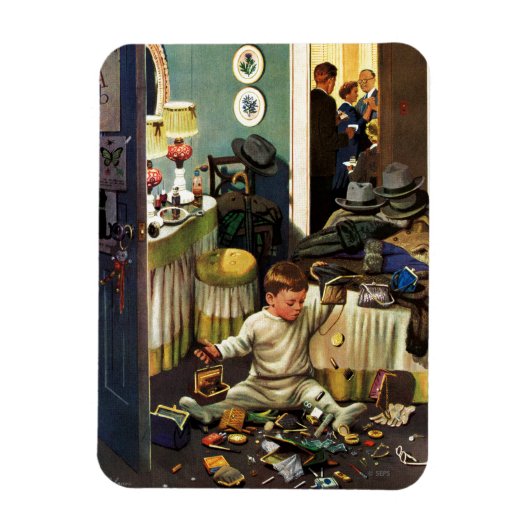 Toddler Empties Purses Magneet (Verticaal)