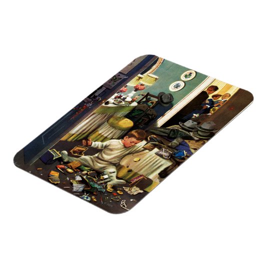 Toddler Empties Purses Magneet (Linkerzijde)