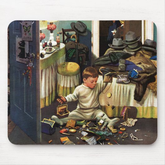 Toddler Empties Purses Muismat (Voorkant)