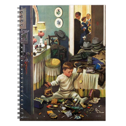 Toddler Empties Purses Notitieboek (Voorkant)