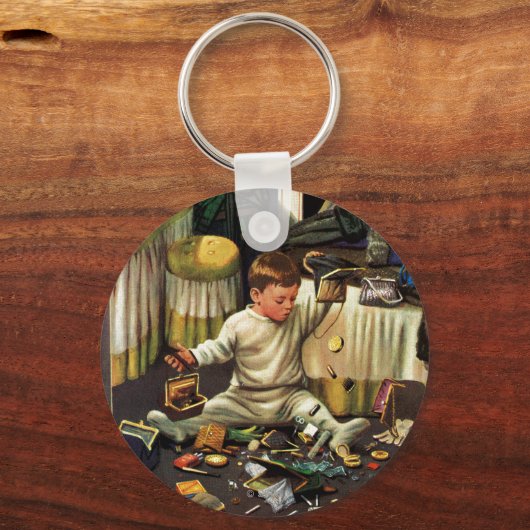 Toddler Empties Purses Sleutelhanger (Voorkant)