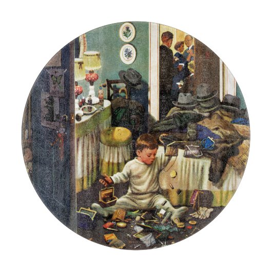 Toddler Empties Purses Snijplank (Voorkant)