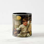 Toddler Empties Purses Tweekleurige Koffiemok (Center)