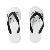 Toddler en Kinder Teenslippers - Kat Face (Voetbed)