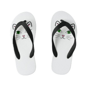 Toddler en Kinder Teenslippers - Kat Face