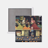 Toddler en Sinaasappels Magneet (Voorkant / Achterkant)