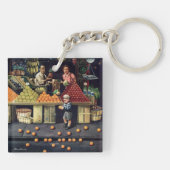 Toddler en Sinaasappels Sleutelhanger (Achterkant)