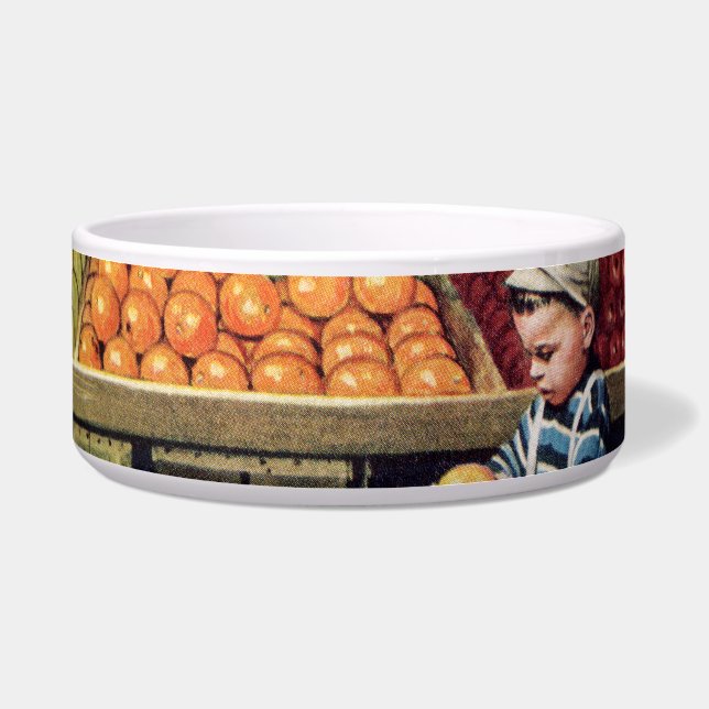 Toddler en Sinaasappels Voerbakje (Voorkant)