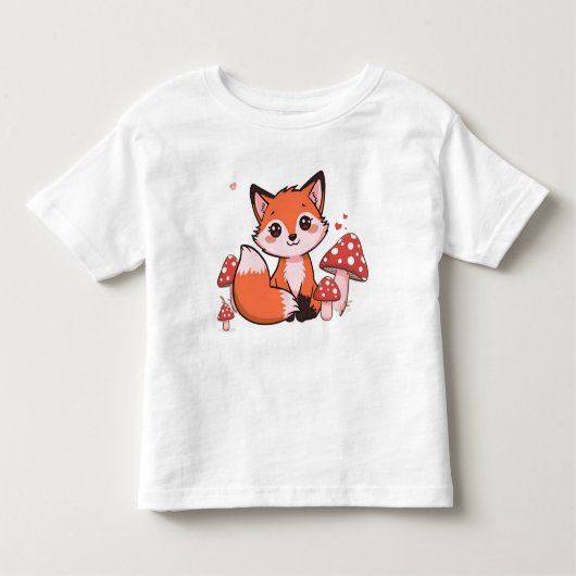 Toddler Fine Jersey T-Shirt (Cute Design) (Voorkant)