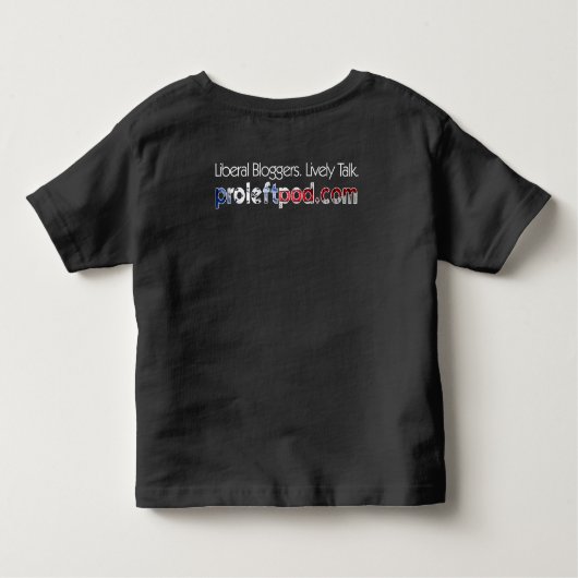 Toddler Fine Jersey T-Shirt - De linkerzijde, gede (Achterkant)