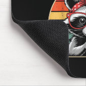 Toddler Girl Stay Trashy Raccoon Feral Mom Funny T Muismat (Hoek)