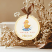 Toddler Girls Cute Pastel Duckling Birthday Bedankjes Labels