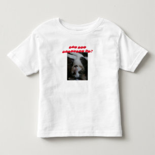 Toddler grappig shirt van katten (rode tekst)