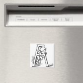 Toddler klimietbrief "A" - Magnet (Insitu (Vaatwasser))