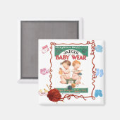 "Toddler Knit" Magneet (Voorkant / Achterkant)