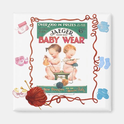 "Toddler Knit" Magneet (Voorkant)