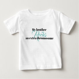 Toddler lange mouwen Tshirt "Mijn broer rockt