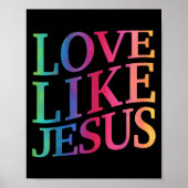 Toddler Love Like Jesus Christian God Son Sister G Poster (Voorkant)