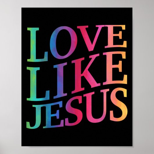 Toddler Love Like Jesus Christian God Son Sister G Poster (Voorkant)