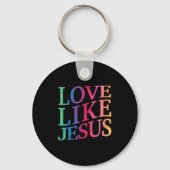Toddler Love Like Jesus Christian God Son Sister G Sleutelhanger (Voorkant)