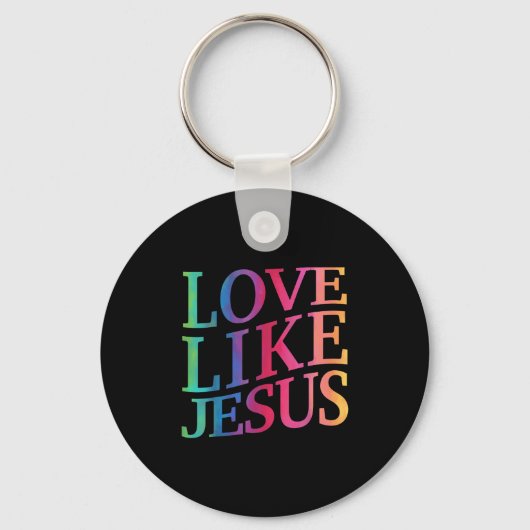 Toddler Love Like Jesus Christian God Son Sister G Sleutelhanger (Voorkant)