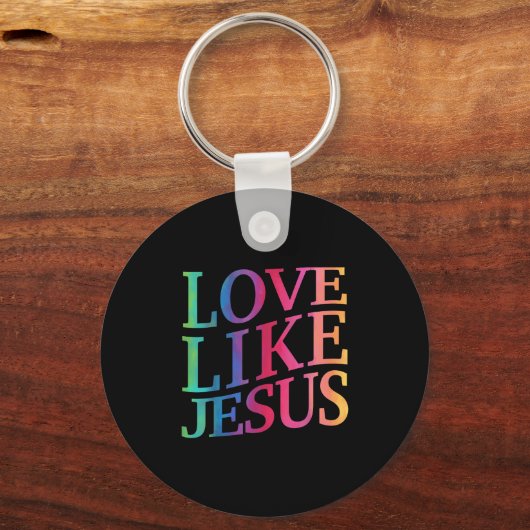 Toddler Love Like Jesus Christian God Son Sister G Sleutelhanger (Voorkant)